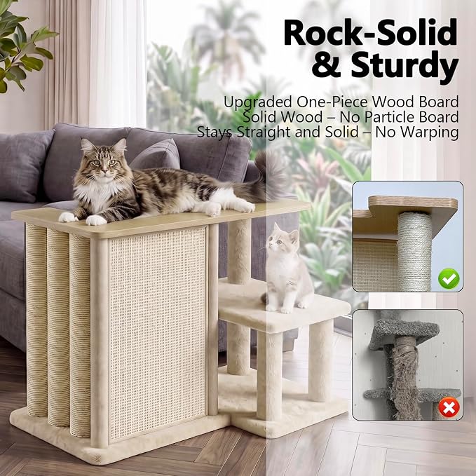 Homegroove Cat Scratch Furniture Protector, Stainless Steel Litter Box 2 Pack