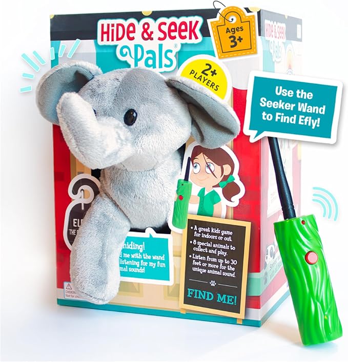 R&R Games Hide & Seek Pals - Elfy the Elephant Family Game