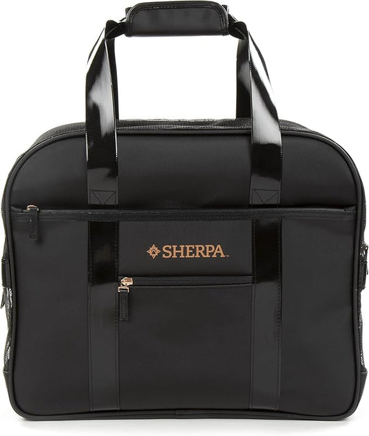 Sherpa Tote Around Town Travel Pet Carrier with Stay Clean Technology - Black, Medium