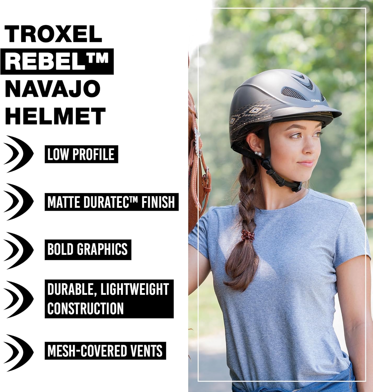 Troxel Rebel Turquoise Rose Helmet