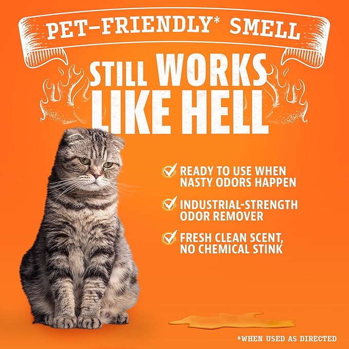 ANGRY ORANGE Fresh Scent Pet Odor & Stain Bundle – Odor Eliminator + Concentrate + Enzyme Cleaner