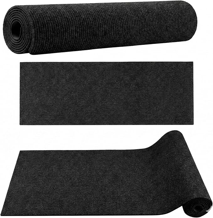 Cat Scratching Mat, Furniture Protector, Self-Adhesive (Nails Included in The Package) (Black, 15.7 x 39.3 inch)