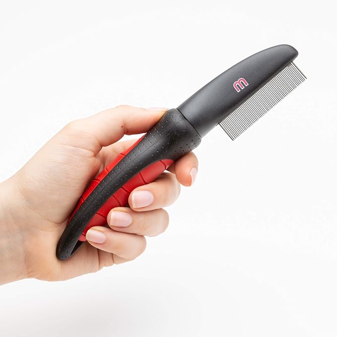 Mikki Dog, Cat Flea Comb - Flea Remover for Small to Medium Sized Pets - Dust, Lice Comb Brush