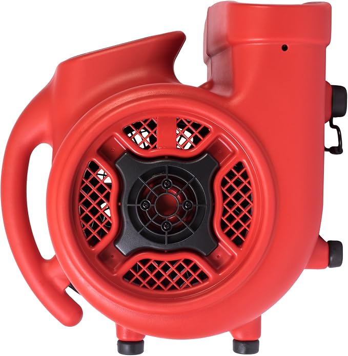 XPOWER P-430 Pro 1/3 HP 2000 CFM Centrifugal Air Mover, Carpet Dryer, Floor Fan, Blower, for Water Damage Restoration, Janitorial, Plumbing, Home Use