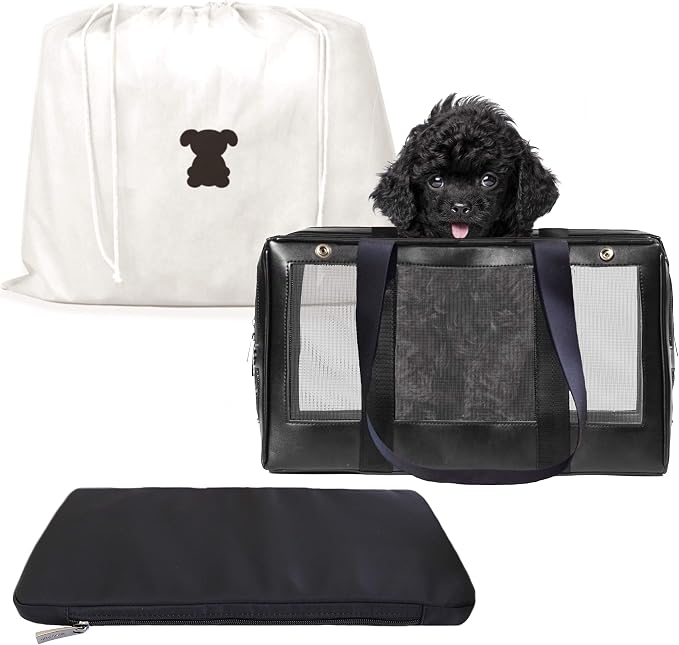 Airline Approved Interchangeable Pet Carrier - Mesh Base Pet Carrier for Small Dogs- USE Outer Shell Totes