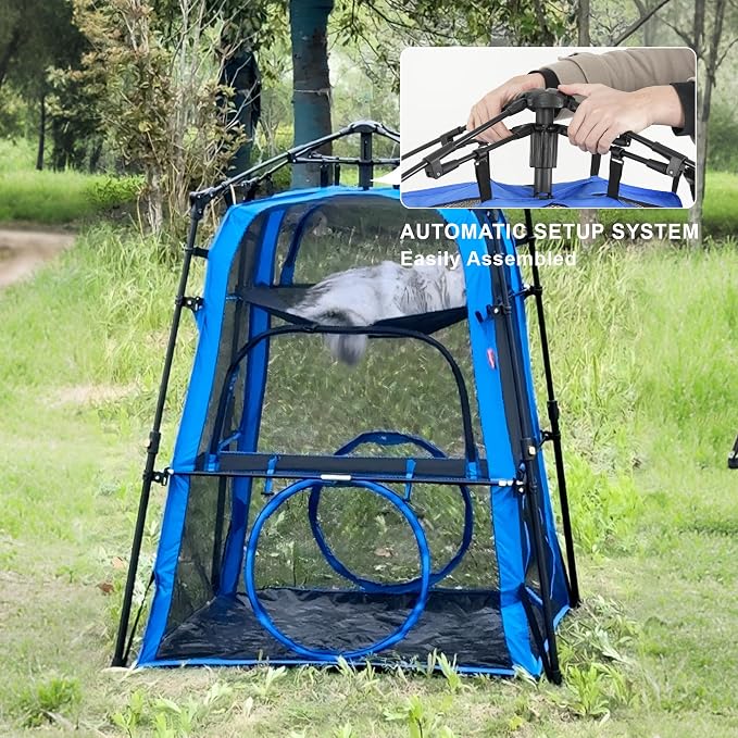 Cat Tower Tent,Outdoor Patio Cat Enclosures with Breathable Mesh,Indoor Playpen Portable Exercise Tent