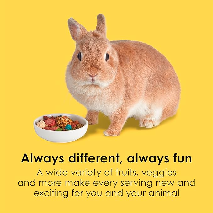 Kaytee Fiesta Rabbit Food, Nutritious and Fun Blend, Supports Dental Health and Digestion, 25 Pounds