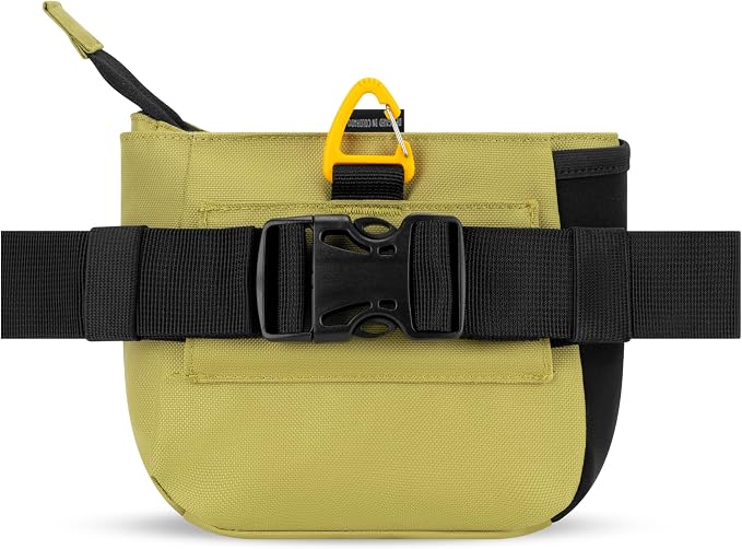 OllyDog Backcountry Day Bag | Dog Training Treat Pouch | Eco-Friendly Recycled Fabric Fanny Pack with Zipper Closure, Built-in Poop Bag Dispenser & Adjustable Waist Belt (Alchemy)