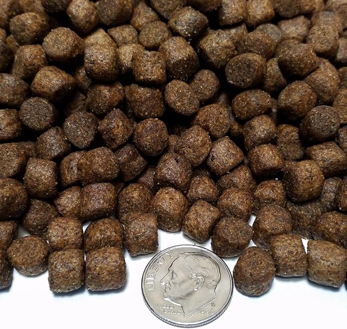 7.5mm - Cichlid 45% Protein Floating Pellets, for Cichlids, Discus, All Tropical Fish, Koi & Pond Fish. 12-Type Pellet Mix and Sinking Wafer Mix Included - 5-lbs