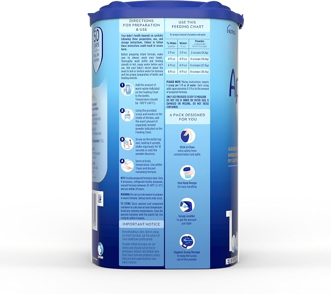 Aptamil Care Stage 1, Milk Based Powder Infant Formula, Also for C-Section Born Babies, with DHA & ARA, Omega 3 & 6, Prebiotics, Contains No Palm Oil, 28.2 Ounces (Packaging May Vary)