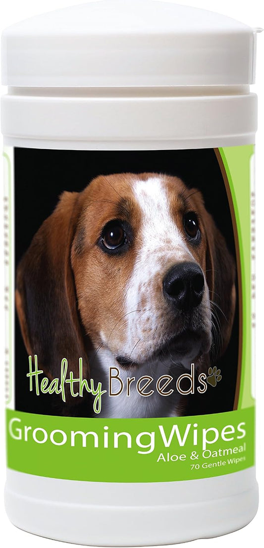 Healthy Breeds American English Coonhound Grooming Wipes 70 Count