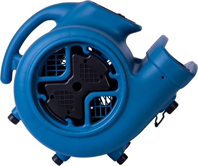XPOWER P-630 Pro 1/2 HP 2800 CFM Centrifugal Air Mover, Carpet Dryer, Floor Fan, Blower, for Water Damage Restoration, Janitorial, Plumbing, Home Use