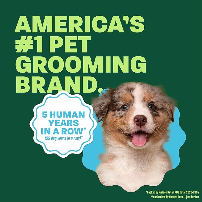 TropiClean Gentle Puppy Shampoo, Dog Shampoo for Allergies & Sensitive Skin, Made in USA, Gentle Coconut Scent, Safe for Cats & Kittens, 20oz