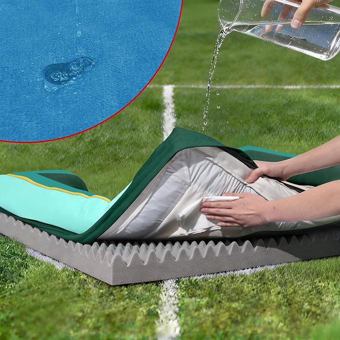 Comfort Expression Orthopedic Dog Bed for Extra Large Dogs 45x35 Inch, Waterproof Egg Crate Foam XL Pet Bed with Bolsters, Dog Couch with Washable Cover & Non-Slip Bottom, Seattle