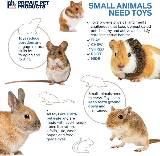 Prevue Pet Products Celebration! Small Animal Mineral Chew Toy Bundle (Pack of 2)