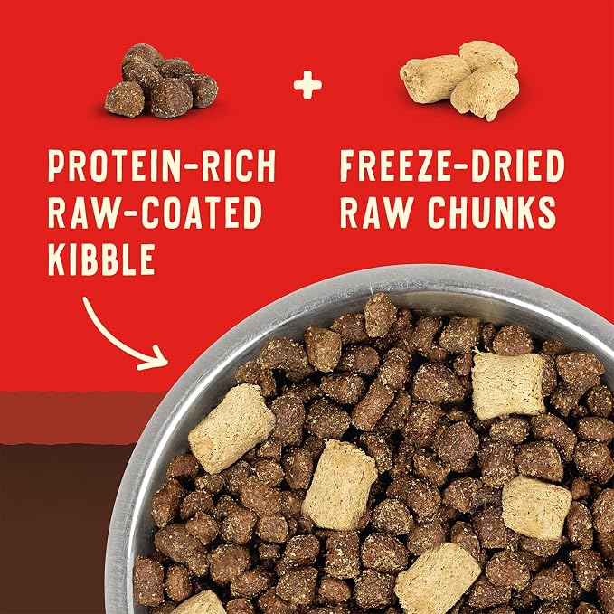 Stella & Chewy's Wild Red Dry Dog Food Raw Blend High Protein Grain & Legume Free Red Meat Recipe, 3.5 lb. Bag (Pack of 3)