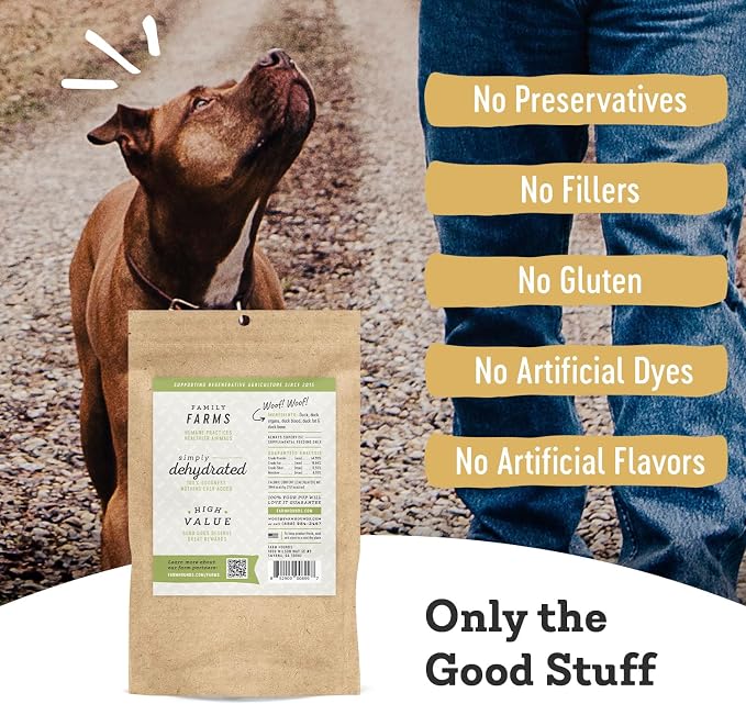 Farm Hounds - Duck Trainers - Premium Natural Jerky for Dogs - Made from 100% Humanely Raised Duck- Easy-Break - Great for Training & Treats - No Added Fillers - Made in USA - 4.5 oz - 2 Pack