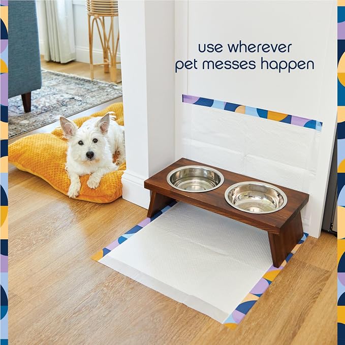 Pet Life Unlimited Create-a-Size Puppy Pads, Pee Pads for Dogs, Dog TrainingPads - Fragrance Free DogPads, - Made in The USA - 22" x 22" - 50 Count (Pack of 4)