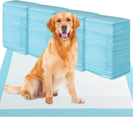 Giantex Dog Pee Pads 100 Count, 36" x 36" Extra Large Dogs Training Pads, Super Absorbent Leak-Proof Disposable Potty Pads for House Training, Indoor & Outdoor Use