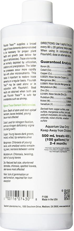 Seachem Flourish Trace Elements 500ml