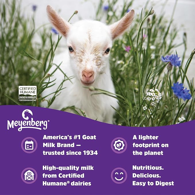 Meyenberg Whole Powdered Goat Milk, 12oz pouch, Kosher, Gluten Free, Vitamin D, 6pk