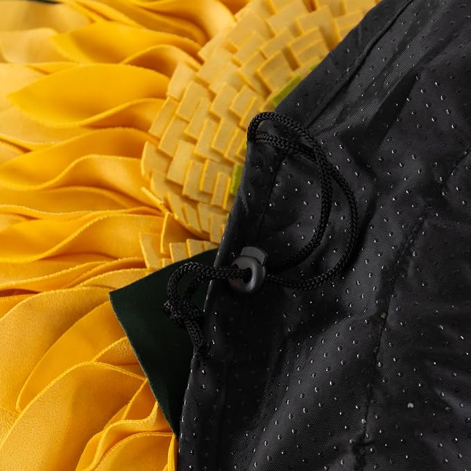 Snuffle Mat for Dogs Sunflower, 20" x 20" Dog Cat Snuffle Mat Interactive Feed Game for Boredom, Encourages Natural Foraging Skills and Stress Relief, Enrichment Toys for All Dog Sizes