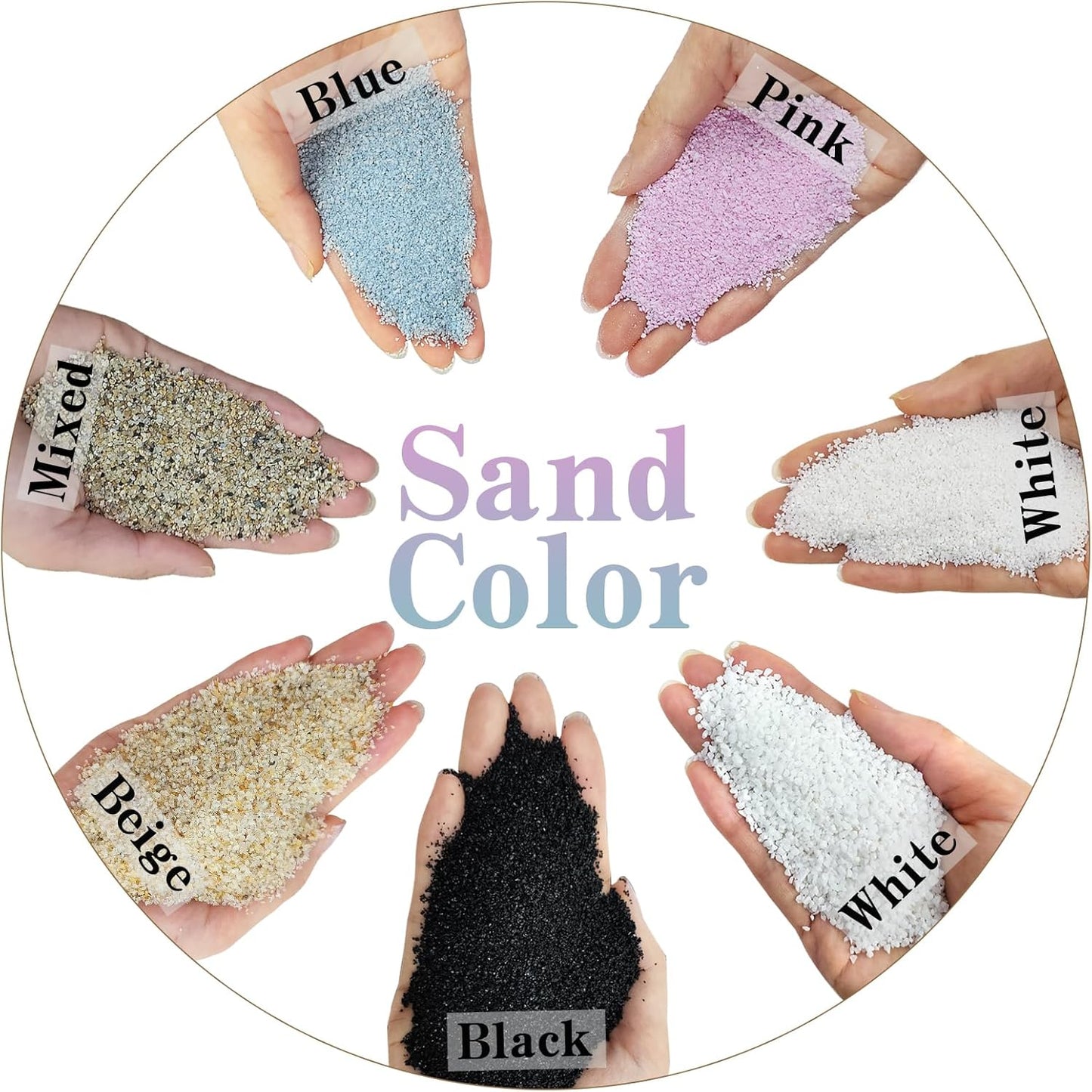 20 lbs Aquarium Blue Sand, 0.4-0.8 mm Decorative Sand for Aquarium, Fish Tank, Candle, Vase, Wedding Ceremony, Arts Crafts and Bowl Fillers