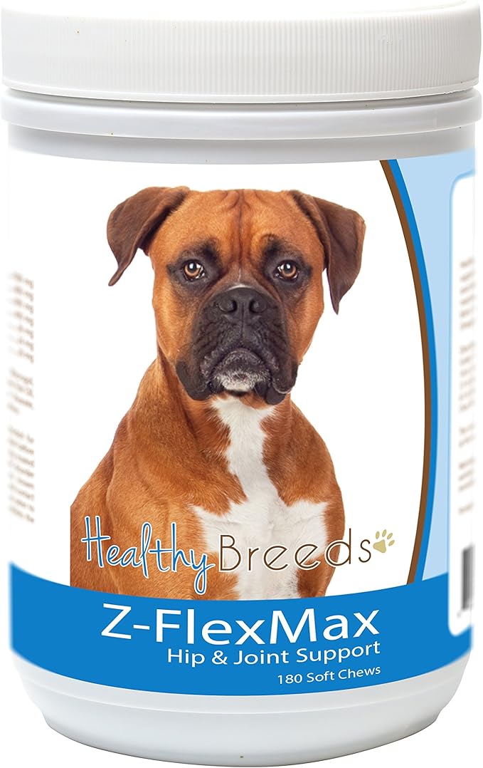 Healthy Breeds Boxer Z-Flex Max Dog Hip and Joint Support 180 Count