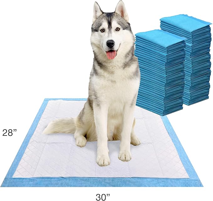 Four Paws Wee-Wee Odor Control with Febreze Freshness Pee Pads for Dogs & Puppies, Leak-Proof Dog Housebreaking Potty Training Floor Protection, Spring Fresh Scent, 28" x 30", 75 Count