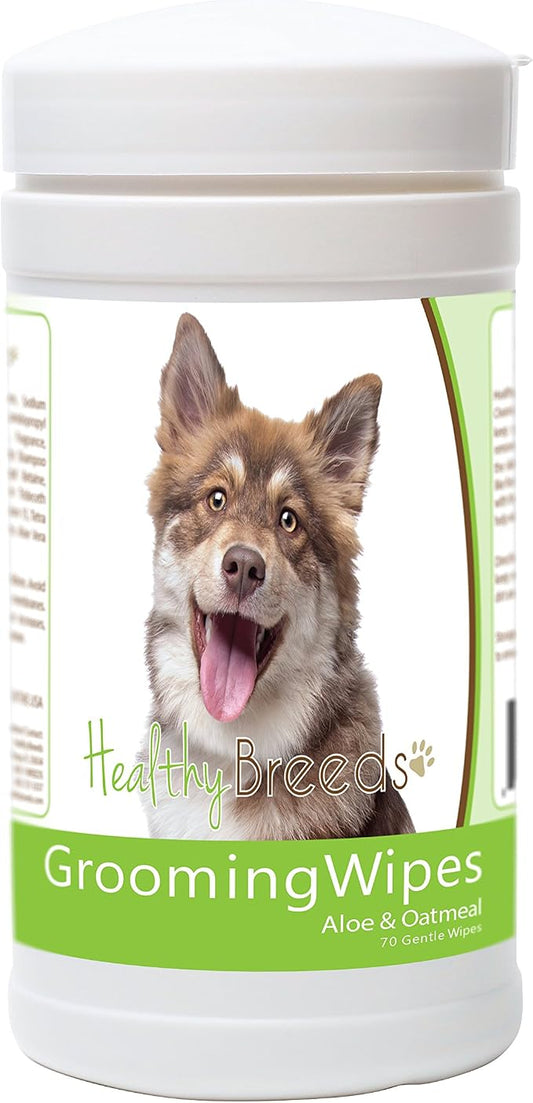 Healthy Breeds Finnish Lapphund Grooming Wipes 70 Count