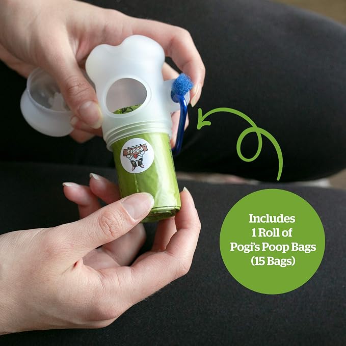 Pogi's Ultimate Dog Walk n' Wipe Combo - Pogi's 750 Unscented Dog Poop Bags + 2 Poop Bag Holders and 400 Green Tea Leaf Scented Grooming Wipes Bundle