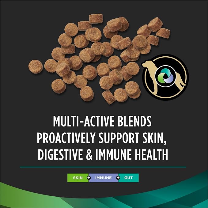 Purina Pro Plan Veterinary Supplements Multi Care Canine Chews for Dogs, with Omega 3, Supports Skin, Immune and Gut Health - 90ct Pouch