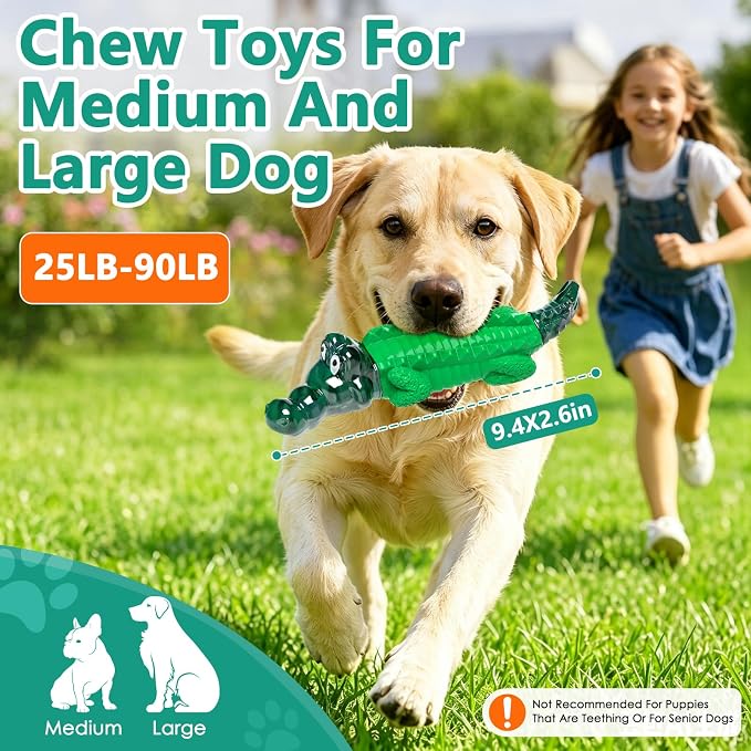 Fuufome Dog Toys for Medium Large Aggressive Chewers