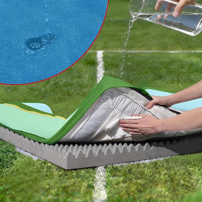 Comfort Expression Orthopedic Dog Bed for Large Dogs 36x27 Inch, Waterproof Egg Crate Foam Large Pet Bed with Bolsters, Dog Couch with Washable Cover & Non-Slip Bottom, Boston