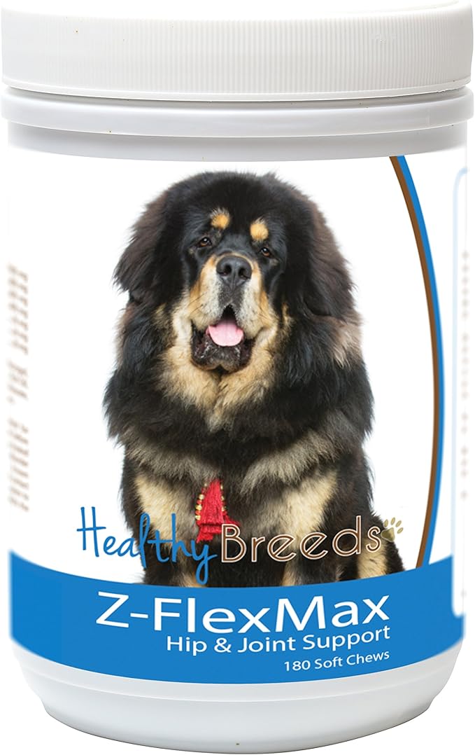 Healthy Breeds Tibetan Mastiff Z-Flex Max Dog Hip and Joint Support 180 Count