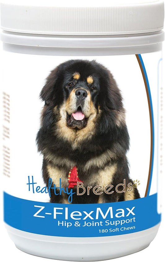Healthy Breeds Tibetan Mastiff Z-Flex Max Dog Hip and Joint Support 180 Count