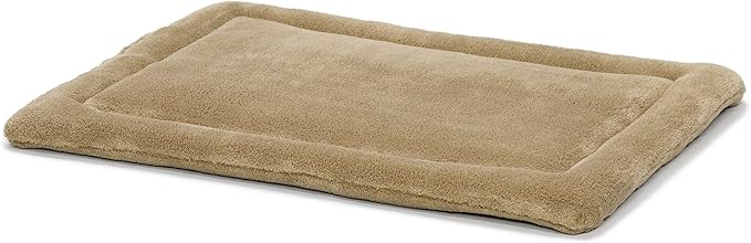 MidWest Homes for Pets XL QuietTime Taupe Micro Terry Pet Bed, Ultra-Soft & Cushioned Crate Pad for 48-inch Crates, Machine Washable