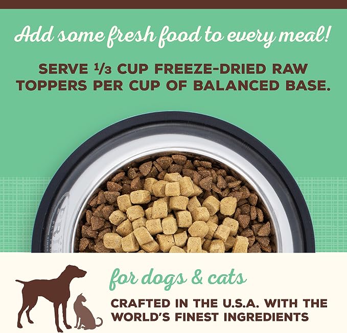 Primal Dog Food Toppers & Cat Food Toppers, Cupboard Cuts, Grain Free Meal Mixers with Probiotics, Raw Freeze Dried Dog Treats & Cat Treats, Great for Training (Chicken, 3.5 oz)