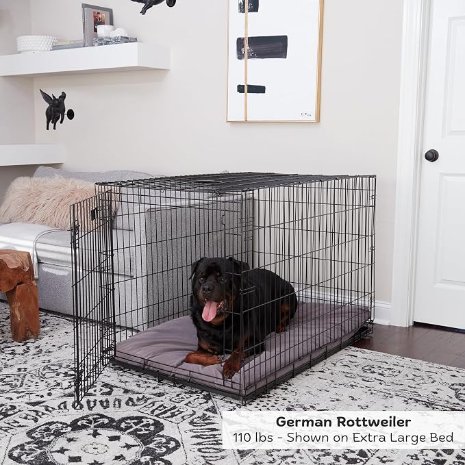 Happy Hounds Cooper Deluxe Reversible Crate Pad - Extra Large - Gray