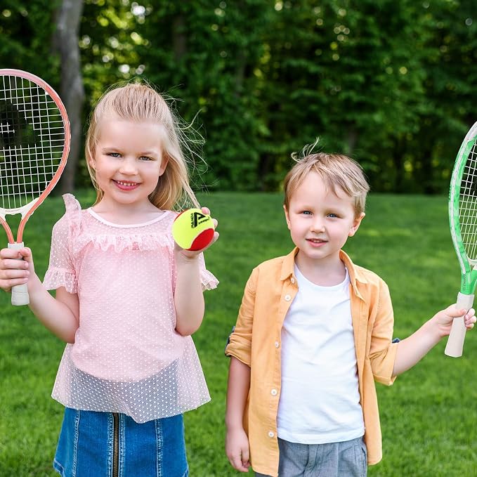 AMA SPORT Tennis Balls - 25%-50%-75% Low Compression Stage Practice Tennis Balls for Beginners Youth Training