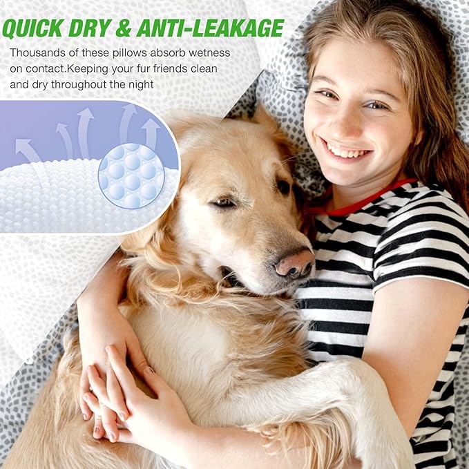 Dog Diapers Male Disposable Super Absorbent, 100 Count, Male Dog Wraps Leak Proof, Ultra Dry & Breathable, Large