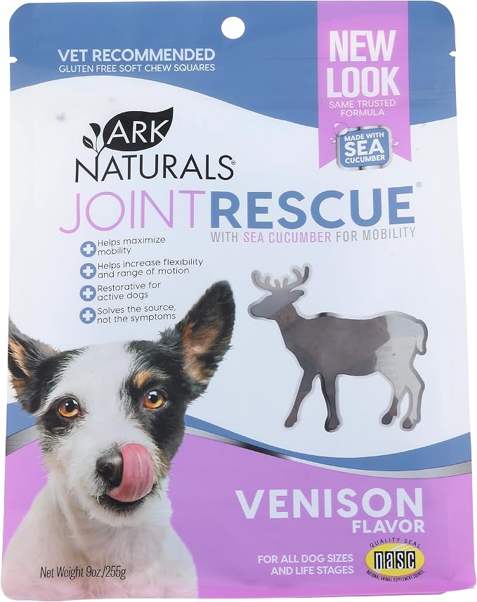 ARK NATURALS, Pet Sea Mobility Venison Jerky, 9 Ounce
