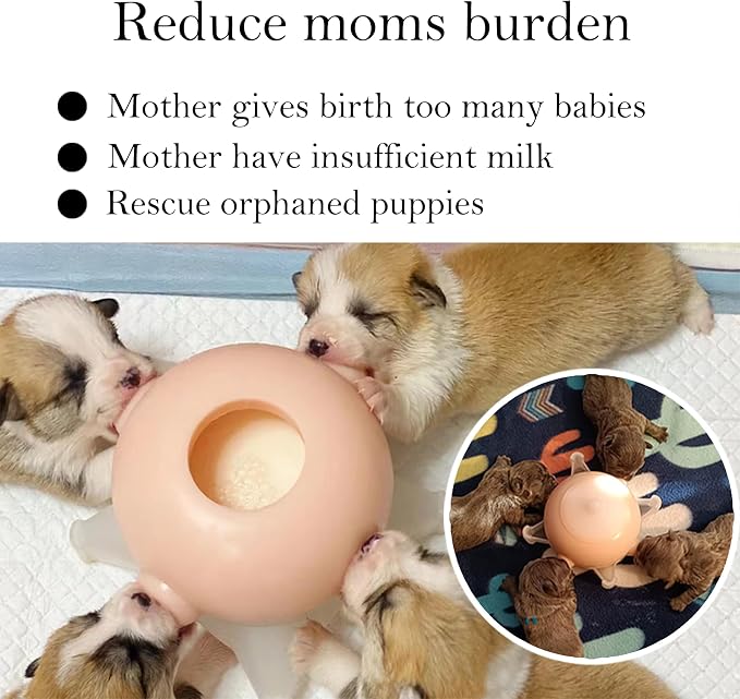 Doggiema Puppy Milk Feeder Nipple Puppy Bottle Puppy's Feeder