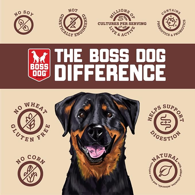 Boss Dog Complete & Balanced Freeze Dried Raw Diet for Dogs, Beef Recipe, 36 oz Bag (Bag of 2)