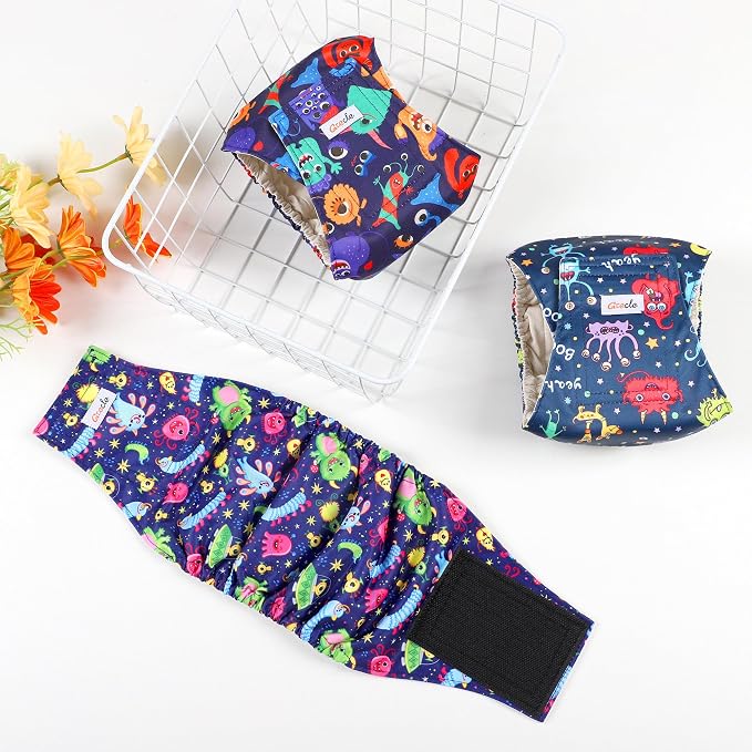 Dog Diapers Male, Belly Bands for Male Dogs, High Absorbing Extra Small Male Dog Wraps for Doggie & Puppy in Incontinence or Excitable Urination and Training(XXL)
