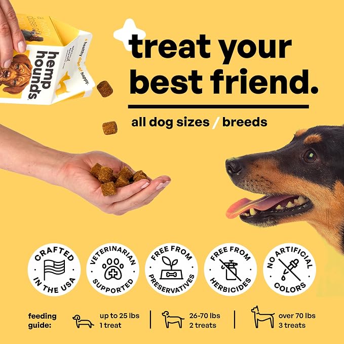 Hemp Hounds - Adaptogenic Dog Allergy Chews - Dog Calming Chews Bundle
