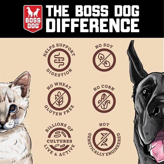 Boss Dog Boss Proballs Meatball Treats for Dogs & Cat, Chicken Recipe, 6 oz Jar (Jar of 2)