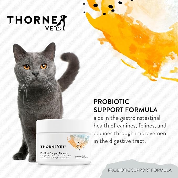 ThorneVET Probiotic Support Formula – Gastrointestinal Support for Dogs, Cats & Horses, Powder