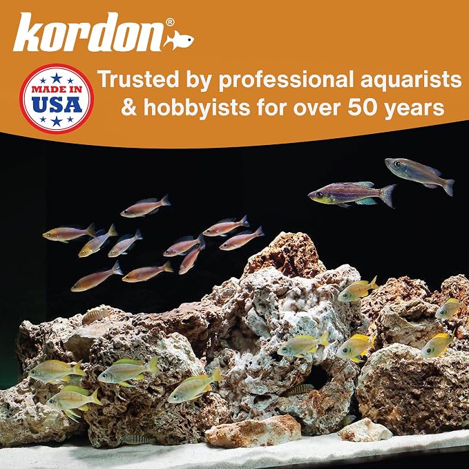Kordon AmQuel Plus Aquarium Water Conditioner - Instantly Detoxifies Ammonia, Nitrite, Nitrate, and Chlorine Remover for Freshwater & Saltwater Aquariums, 16 Ounces (Pack of 2)