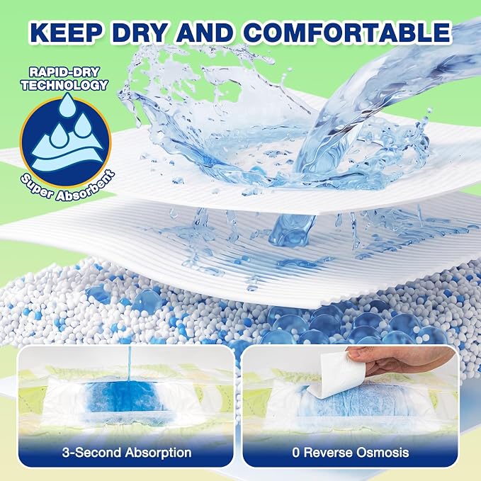 Dono Dog Diapers Male, Disposable Male Dog Wraps 60ct, Super Absorbent Doggie Diapers with Wetness Indicator, Leak-Proof Belly Band, Puppy Pampers for Excitable Urination, Incontinence, Small
